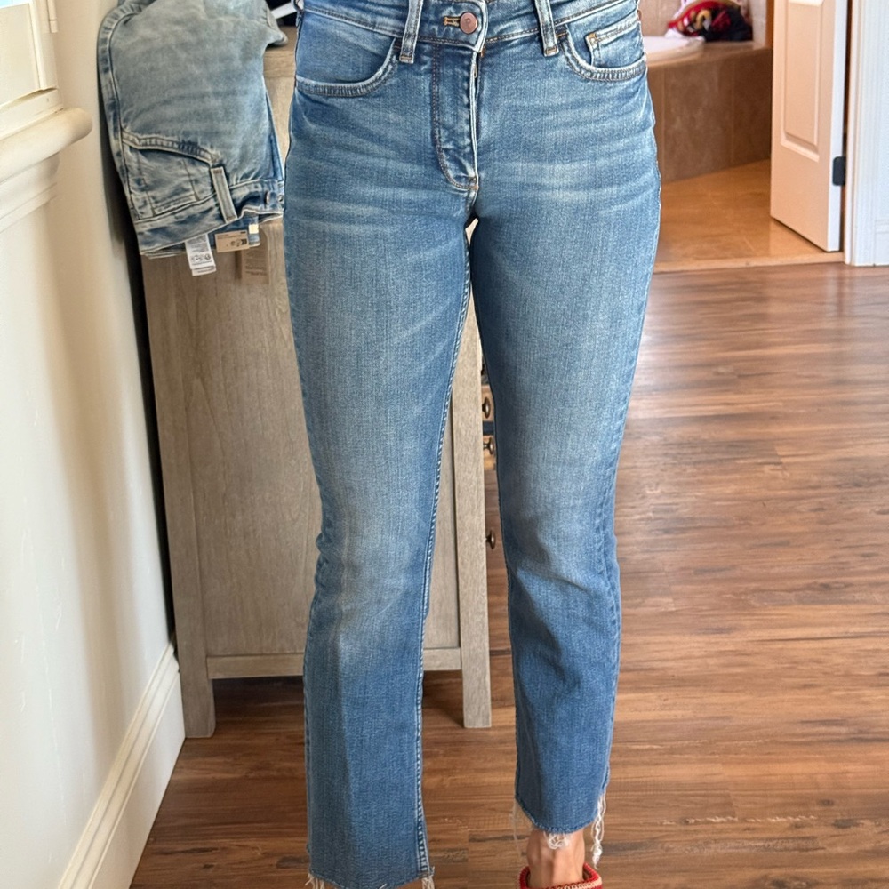 The Yaya crop jeans from Anthropologie